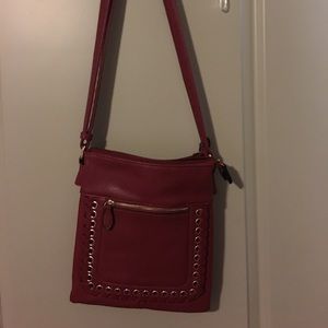Leather crossbody.